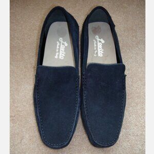NWOB Lovito Suede Driving Loafers Made in Italy